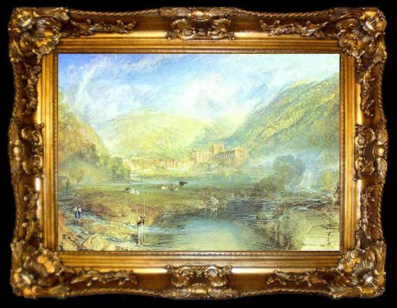 framed  J.M.W. Turner Rivaulx Abbey, Yorkshire, ta009-2